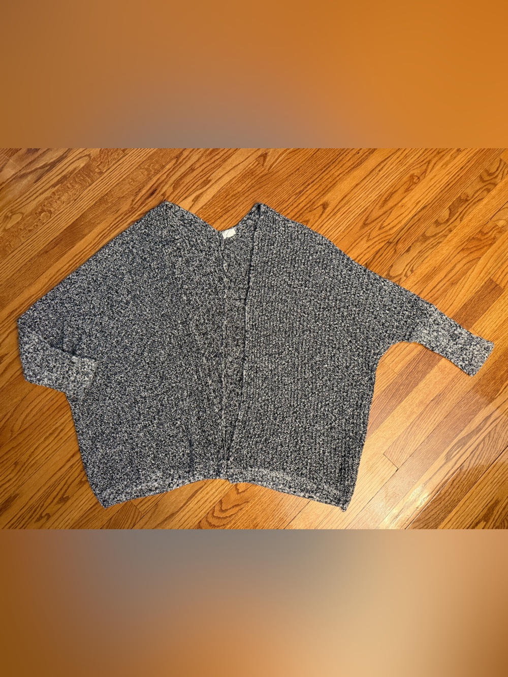 Cozy Marled Open-Front Women's Sweater Cardigan